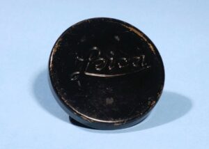 Leitz Leica Early Flat Black Paint Brass Front Lens Cap 36mm 50mm 3.5 * Genuine