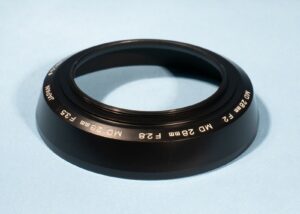 Minolta 55mm Screw On Lens Hood For MD 28mm f/2, 28mm f/2.8 & 28mm f/3.5