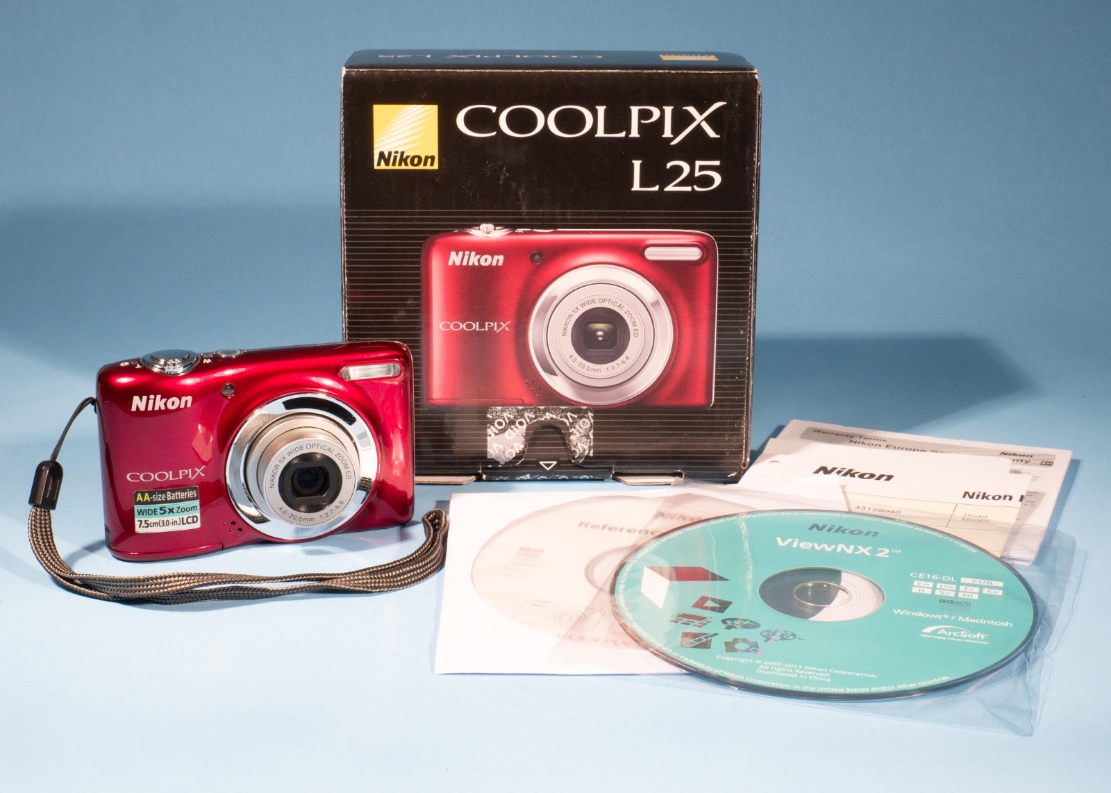 Nikon-Coolpix-L25-Digital-Camera-101MP-5x-Optical-Zoom-Fully-Working-137790354210