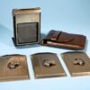 Rollei Back & Rolleiflex 1B 2B 3B Film Plate Holders * Case & Excellent