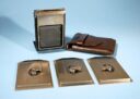 Rollei Back & Rolleiflex 1B 2B 3B Film Plate Holders * Case & Excellent
