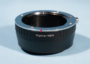 Sigma-NEX Adapter * SA Mount SD Lens To Sony E Mount NEX * Excellent