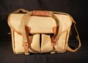 Billingham 555 Camera Bag * Khaki Canvas / Tan Leather * Excellent