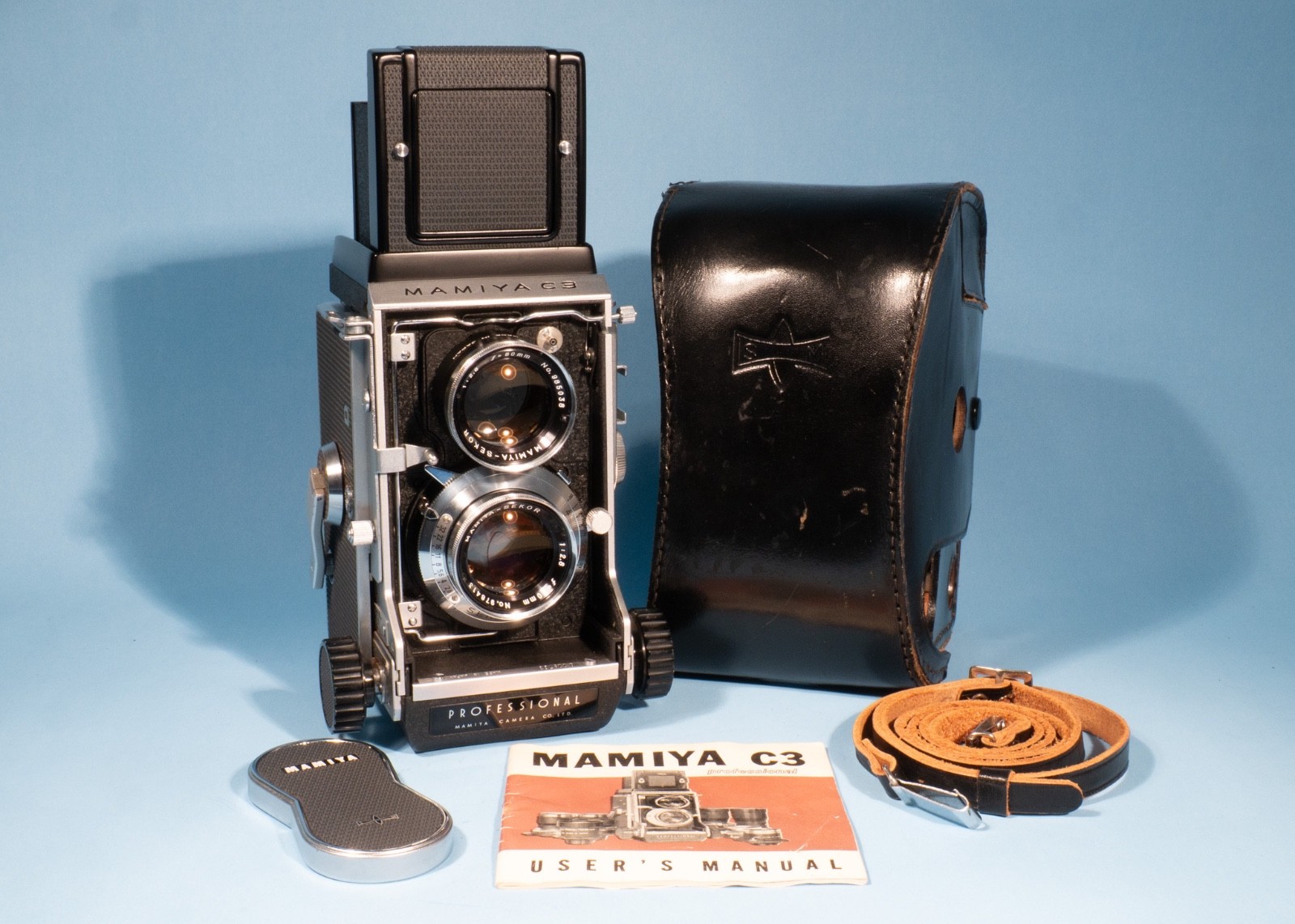 Mamiya-C3-120-Film-Medium-Format-6x6-TLR-Camera-Sekor-80mm-f28-lens-Working-137863604831-2