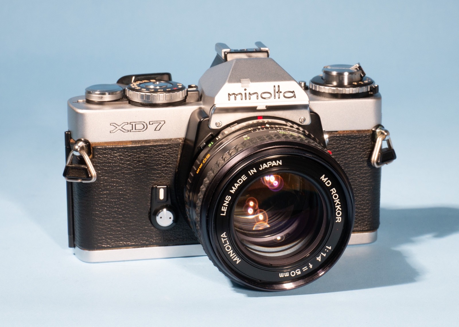 Minolta-XD7-35mm-SLR-Film-Camera-Rokkor-MD-50mm-f14-Prime-Lens-New-Seals-137839955211-2