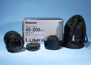 Panasonic Lumix G Vario 45-200mm f/4-5.6 Zoom Lens * Four Thirds 4/3 * Excellent