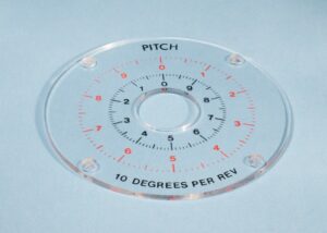 Panoramic Tripod Head Replacement Scale Disc -10 Degrees Per Rev Panning Index
