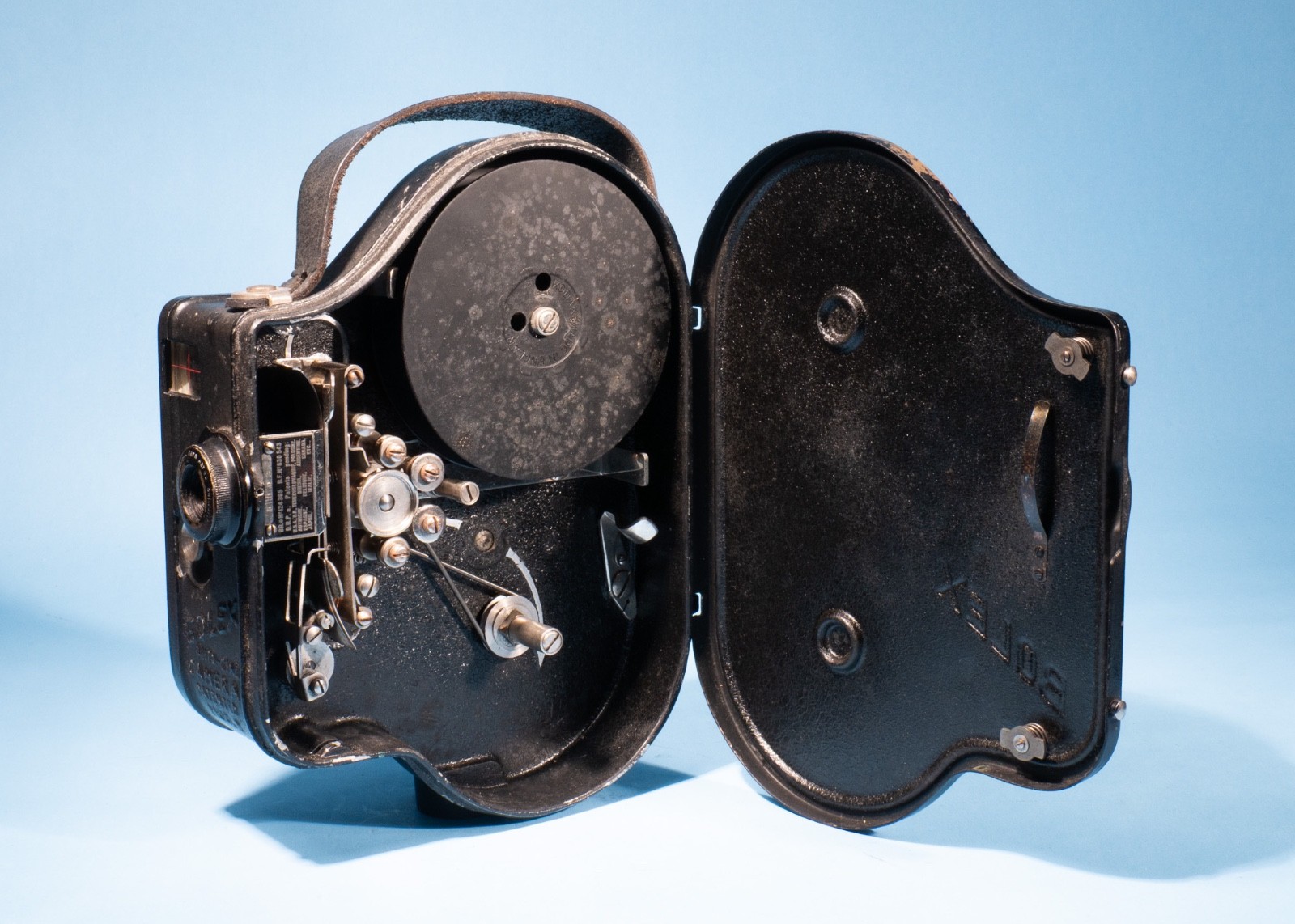 Bolex-Auto-Cine-Model-B-II-16mm-Motion-Picture-Camera-Kern-25mm-f25-RARE-137251839462-11