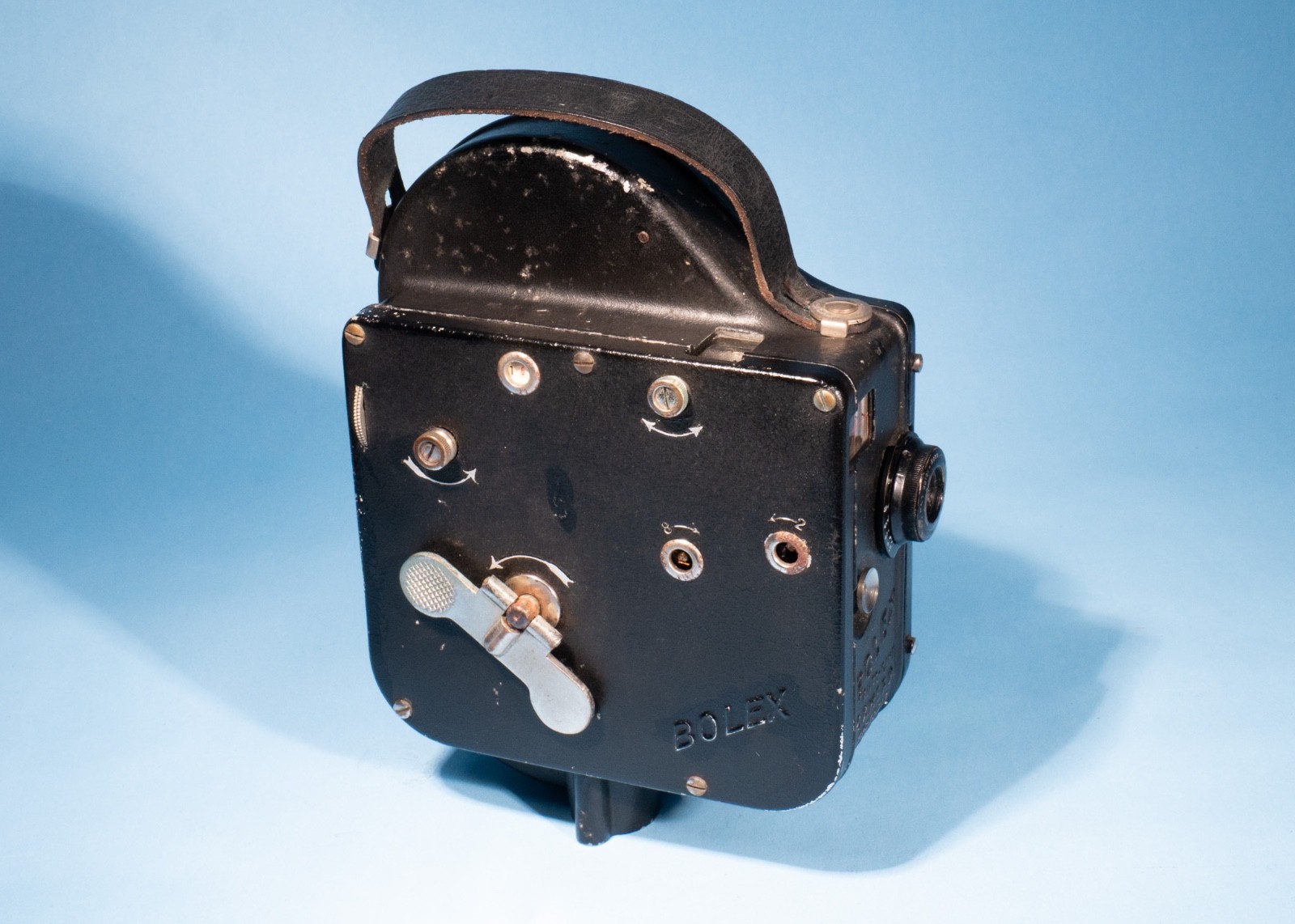 Bolex-Auto-Cine-Model-B-II-16mm-Motion-Picture-Camera-Kern-25mm-f25-RARE-137251839462-2