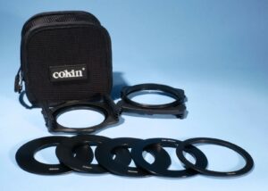 Cokin P Series Filter Holders With 49 52 62 72mm Adapter Rings & Case *Excellent