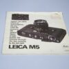 Leica M5 Camera Lenses Marketing Booklet Instructional Brochure Manual