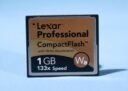 Lexar Professional CompactFlash 1GB 133x Speed WA CF Memory Card * Fully Working