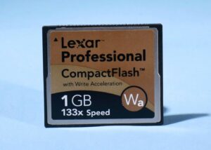 Lexar Professional CompactFlash 1GB 133x Speed WA CF Memory Card * Fully Working