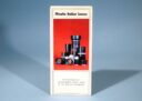 Minolta Rokkor Lenses 8 x 4" Fold Out Sales Brochure *