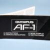 Olympus AF-1 AF I Camera Instruction Manual