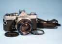 Olympus OM-1 MD 35mm SLR Film Camera F.Zuiko 50mm f/1.8 Lens * Fully Working