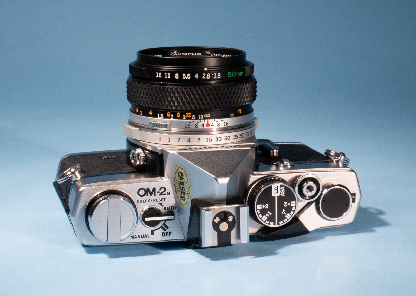 Olympus-OM-2n-MD-35mm-SLR-Film-Camera-Zuiko-50mm-f18-Lens-Fully-Working-137439453832-3
