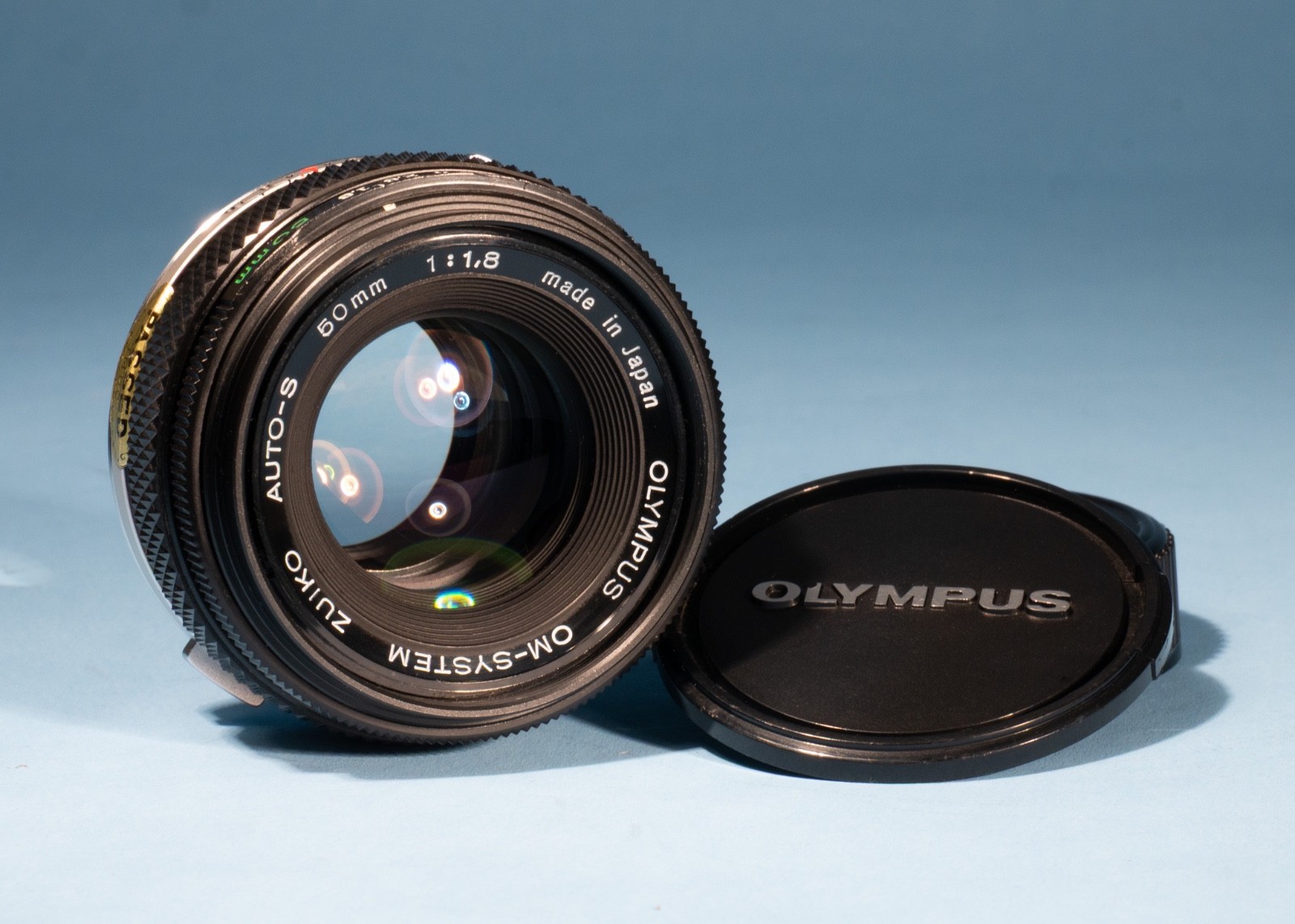 Olympus-OM-Zuiko-Auto-S-50mm-f18-Wide-Angle-Lens-Tested-Fully-Working-137428887922