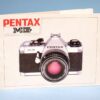 Pentax MG Camera Instruction Manual * Excellent