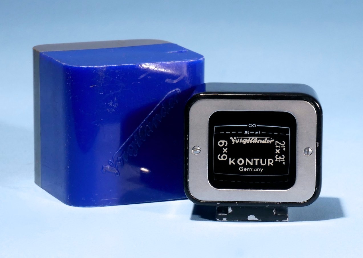 Voigtlander-Kontur-6x9-Hot-Shoe-Viewfinder-For-Bessa-6x9-Excellent-136670098282
