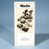Minolta A Quick Reference Guide to Minolta Cameras 8 x 4 Fold Out Sales Brochure