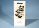 Minolta A Quick Reference Guide to Minolta Cameras 8 x 4 Fold Out Sales Brochure