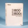 Nikon D800 D800E Digital Camera User's Manual