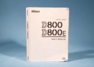 Nikon D800 D800E Digital Camera User's Manual