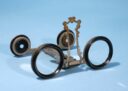 Ornate French Folding Opera Glasses Signed MARS B TEE FR & ETR, Modele Depose