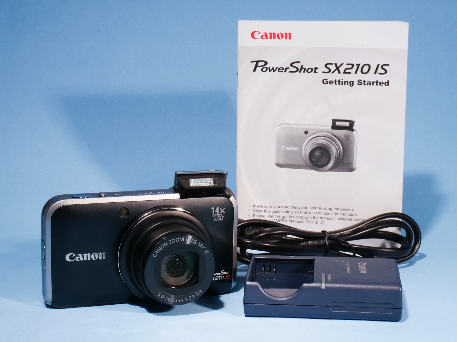 Canon-Powershot-SX210-IS-140MP-Digital-Camera-14x-Optical-Zoom-Fully-Working-137101770714