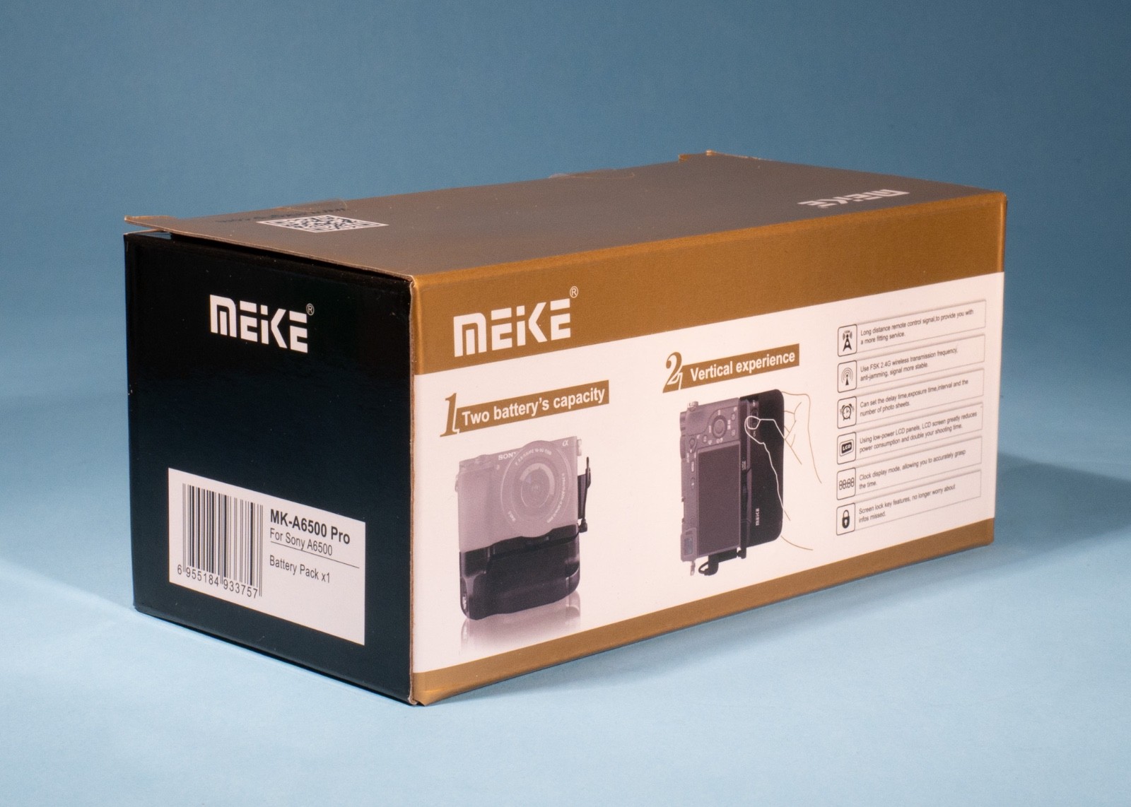 Meike-MK-A6500-Pro-Vertical-Battery-Grip-24GHZ-Wireless-Remote-Sony-A6500-NEW-137415875594-2