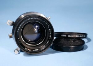 Norita Kogaku Noritar 80mm f2.8 Lens Graflex Copal No.0 Shutter * RARE