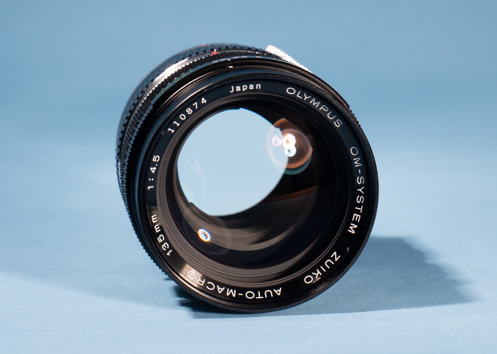 Olympus-OM-135mm-f45-Zuiko-Auto-Macro-Prime-Lens-25-Tube-Excellent-137439441854-2