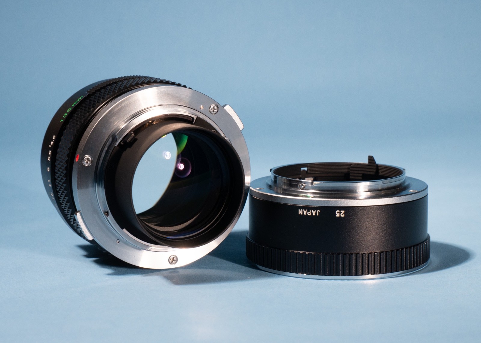 Olympus-OM-135mm-f45-Zuiko-Auto-Macro-Prime-Lens-25-Tube-Excellent-137439441854-5