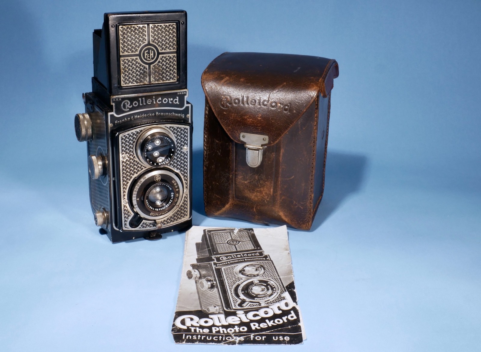 Rolleicord-I-Art-DecoTapeten-TLR-Camera-Carl-Zeiss-Jena-Triotar-75mm-f45-Lens-137098558324