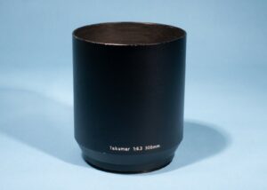 Asahi Pentax 58mm Screw In Metal Lens Hood * Takumar 300mm f/6.3 Lens *Excellent