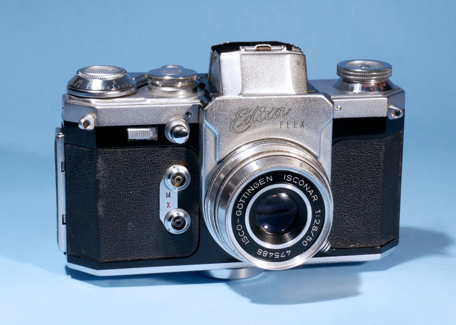 Edixa-Flex-35mm-SLR-Film-Camera-Isconar-50mm-f28-Lens-Fully-Working-137030679235-2