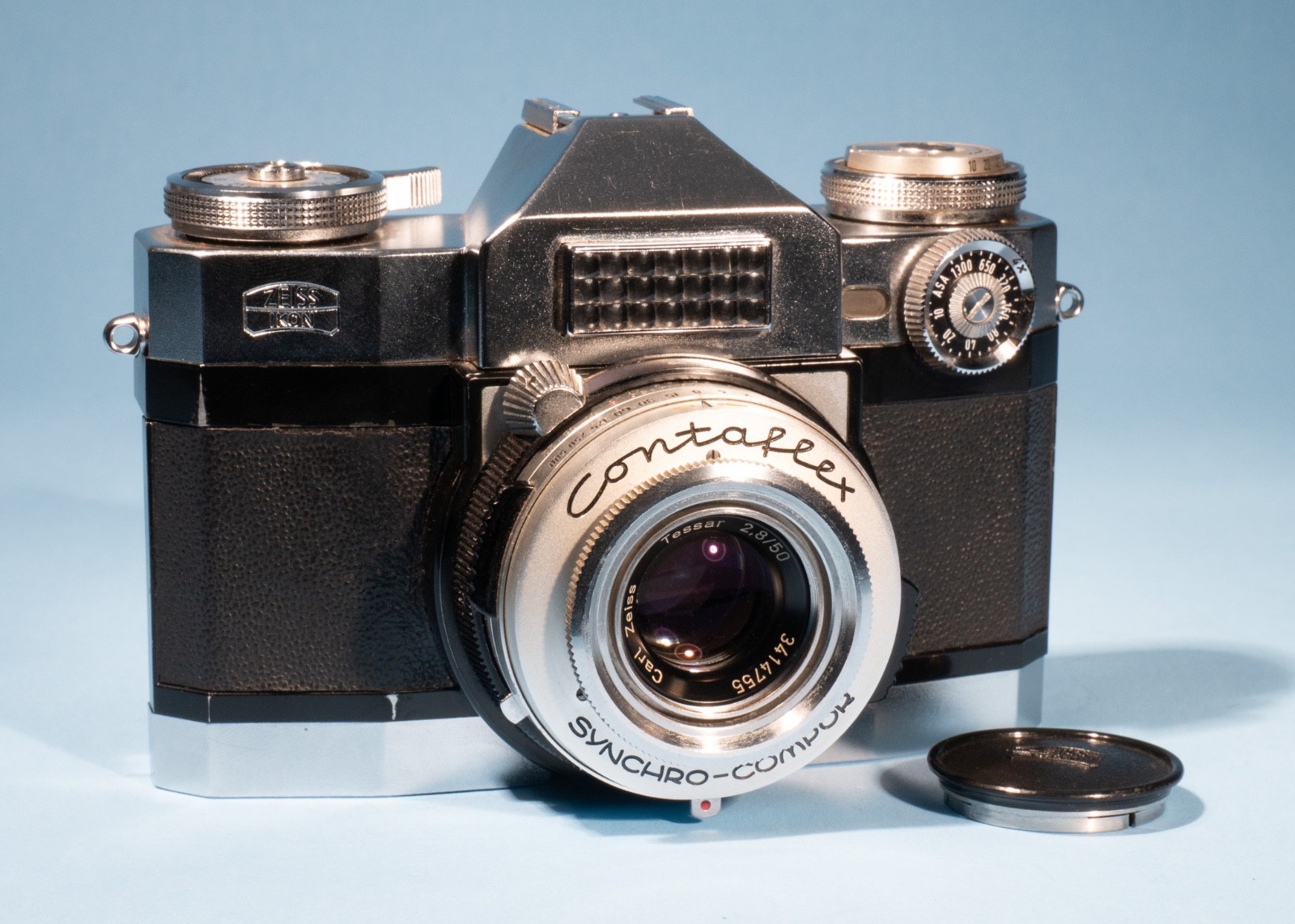Zeiss-Ikon-Contaflex-35mm-Film-Camera-Tessar-50mm-f28-Lens-Fully-Working-137548061755