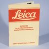 Leica Instructions For Use Of Reproduction Devices Visoflexes And Bellows etc..