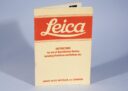 Leica Instructions For Use Of Reproduction Devices Visoflexes And Bellows etc..