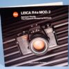 Leica R4s MOD.2 Camera Lenses Marketing Booklet Instructional Brochure Manual