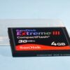 Sandisk Extreme III 4GB Compact Flash 30MB/S CF Memory Card * Fully Working