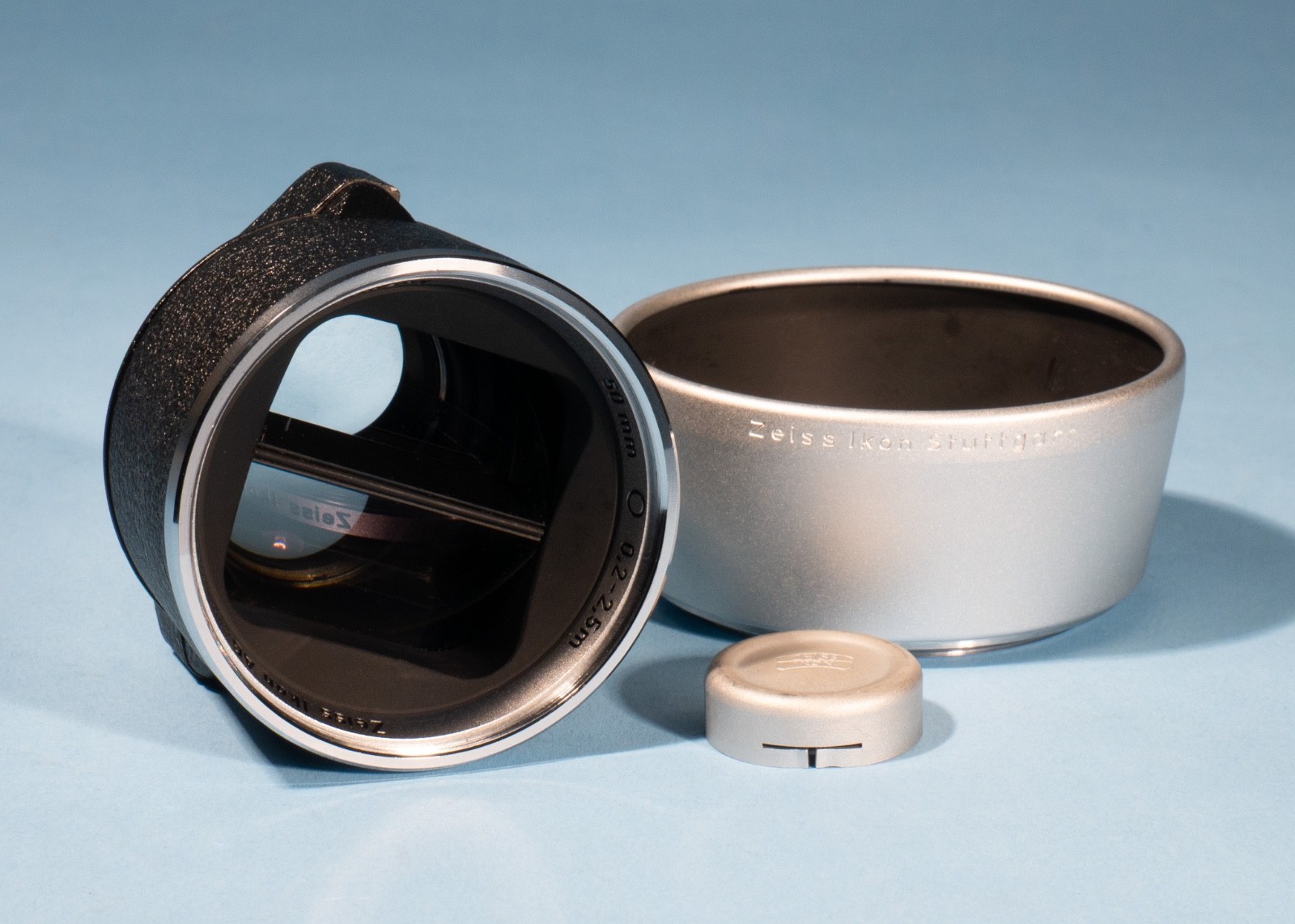 Zeiss-50mm-02-25M-Stereo-Lens-27mm-Swivel-Filter-Holder-Zeiss-Ikon-Contaflex-137489322366