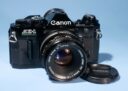 Canon AE-1 Program 35mm SLR Film Camera FD 50mm f/1.8 SC Lens * Fully Working