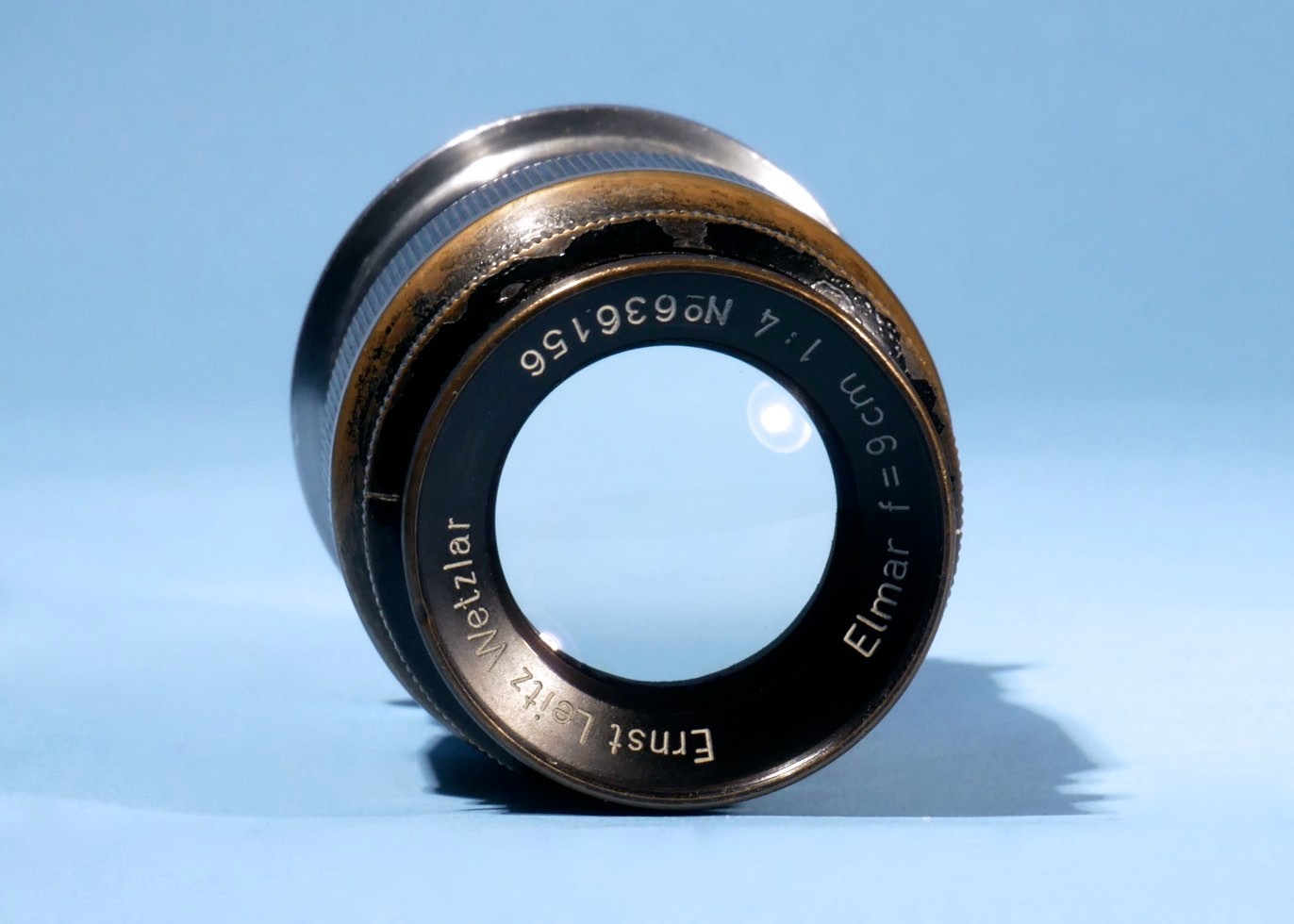 Ernst-Leitz-Leica-90mm-9cm-f4-Elmar-Black-Lens-LTM-M39-L39-39mm-136669767197-2