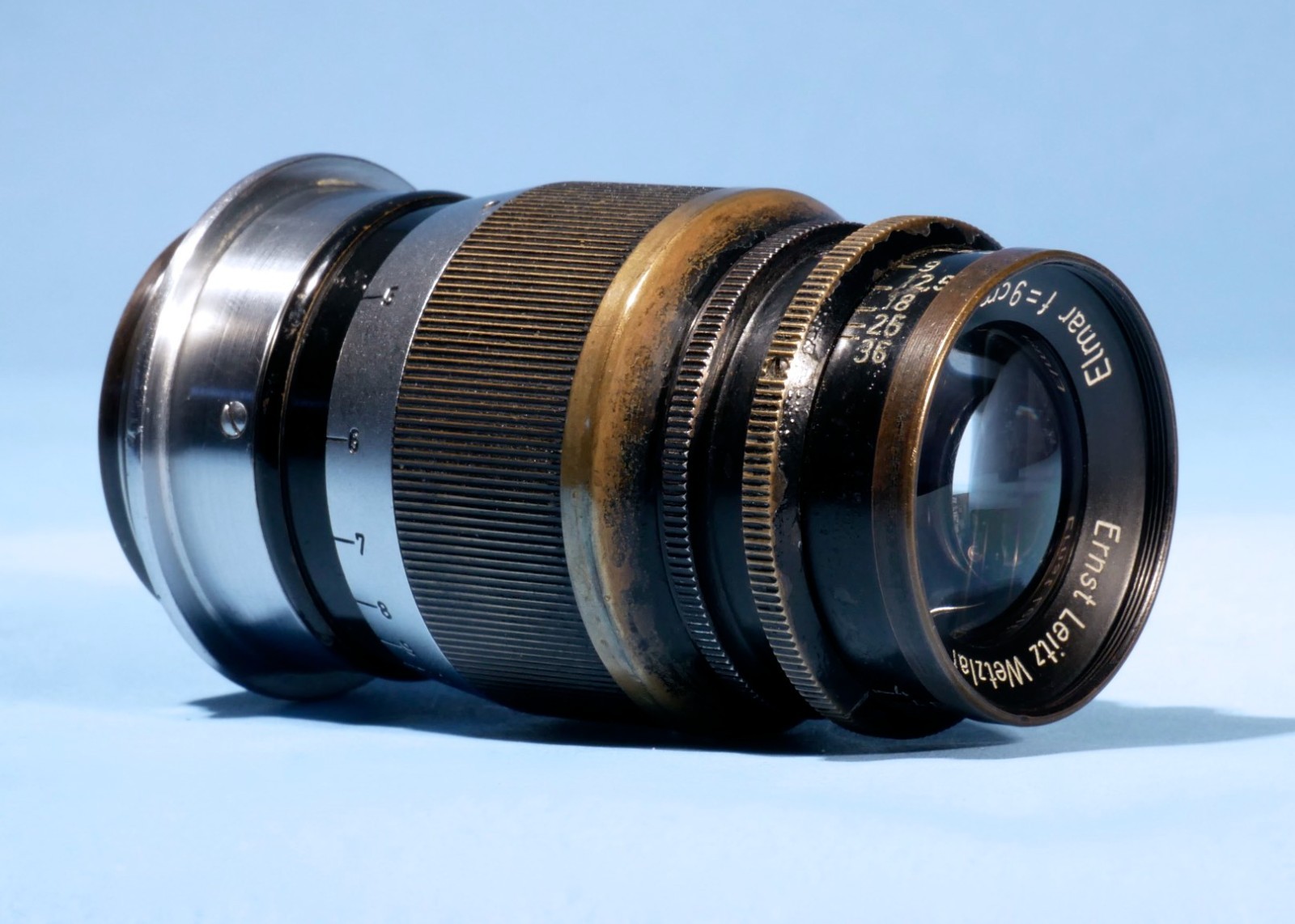 Ernst-Leitz-Leica-90mm-9cm-f4-Elmar-Black-Lens-LTM-M39-L39-39mm-136669767197-3