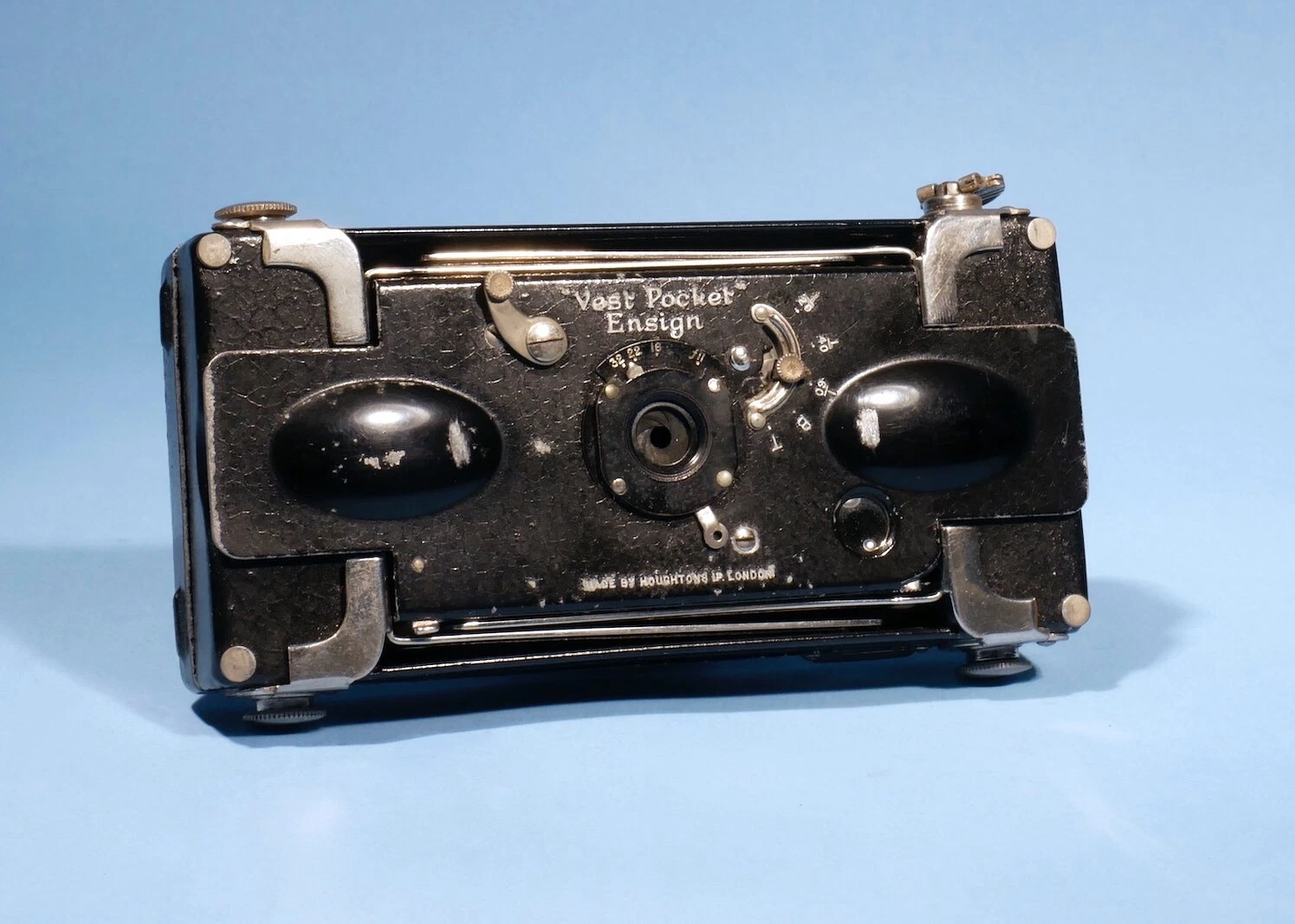 Houghton-Vest-Pocket-Ensign-Folding-Strut-Braced-127-Roll-Film-Camera-c1926-137547273477-7