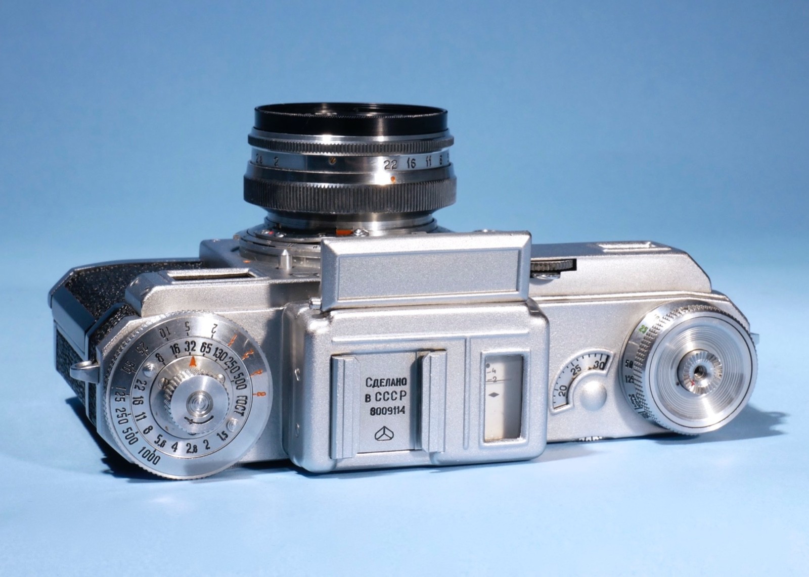 Kiev-4-Rangefinder-Camera-Jupiter-8M-53mm-f2-Lens-Excellent-136669767137-3