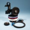 Nitze Mini Follow Focus with 15mm Rod & Rod Clamp 360° Infinity Zoom MF15C