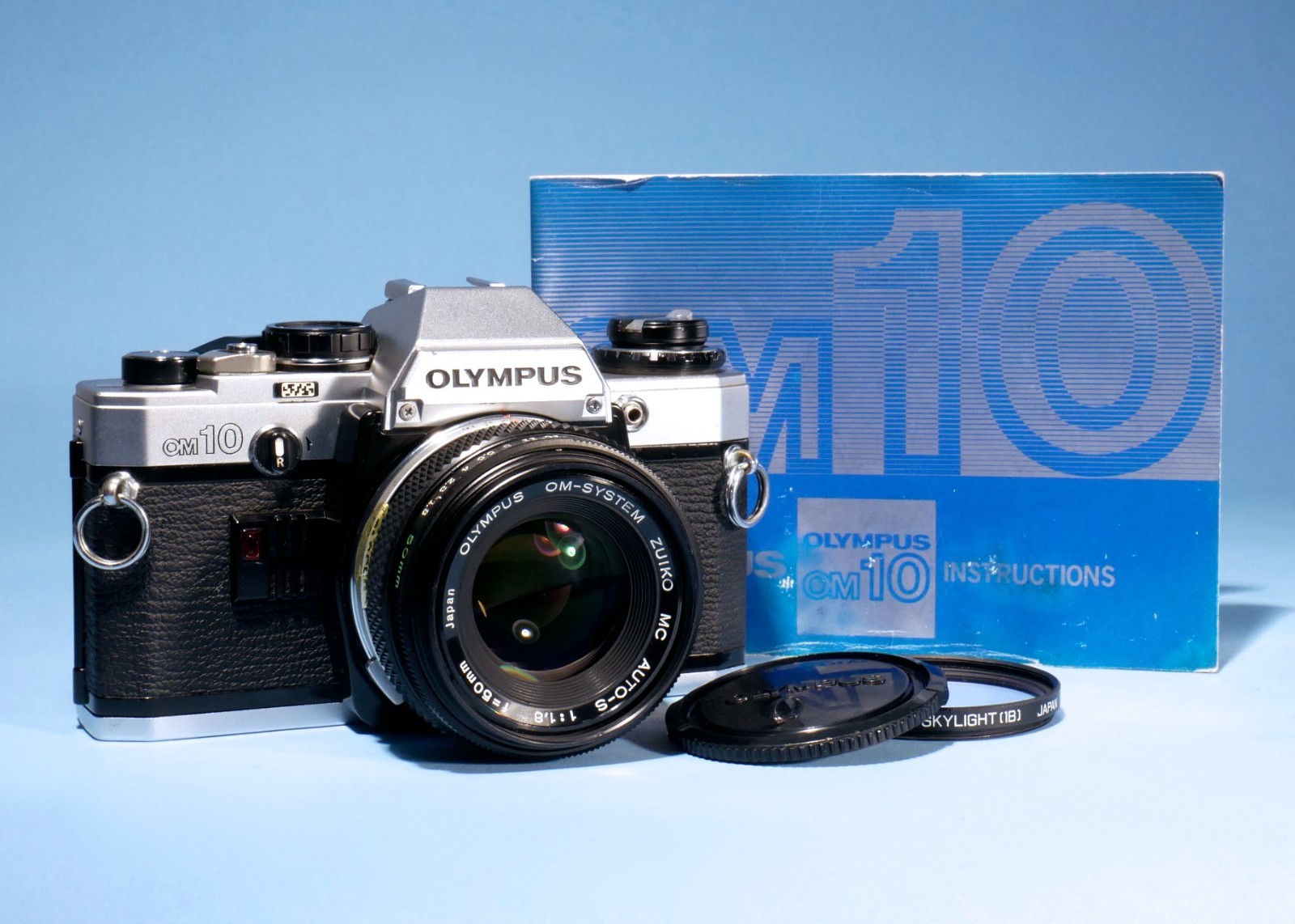 Olympus-OM-10-35mm-SLR-Film-Camera-Zuiko-50mm-f18-Lens-Fully-Working-136669767167